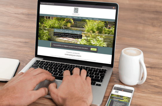 Creative Landworks Responsive Website MockUp