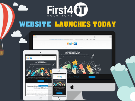 First4IT Solutions - New Website Launch Image